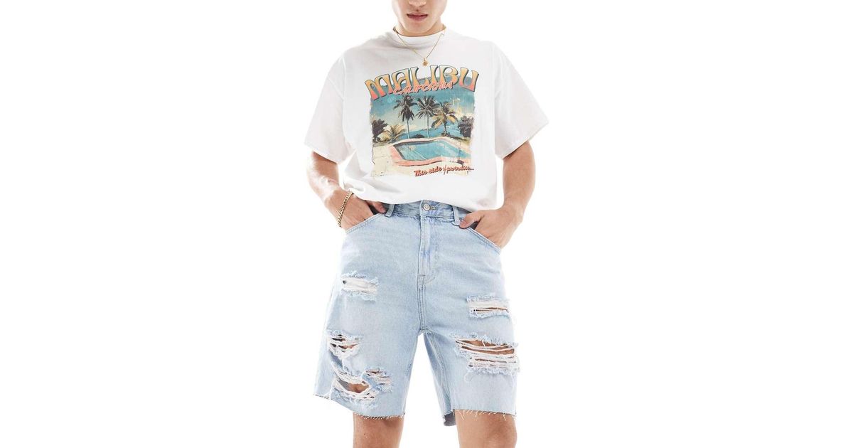 Bershka pantaloncini jeans outlet