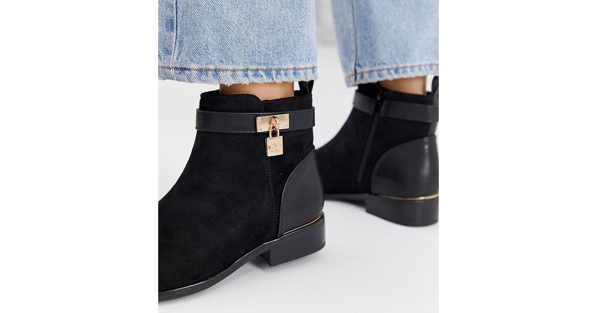 river island padlock boots