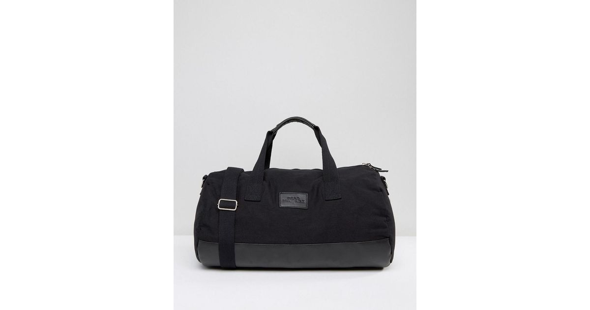 Lyst Systvm Duffle Bag In Black Canvas For Men