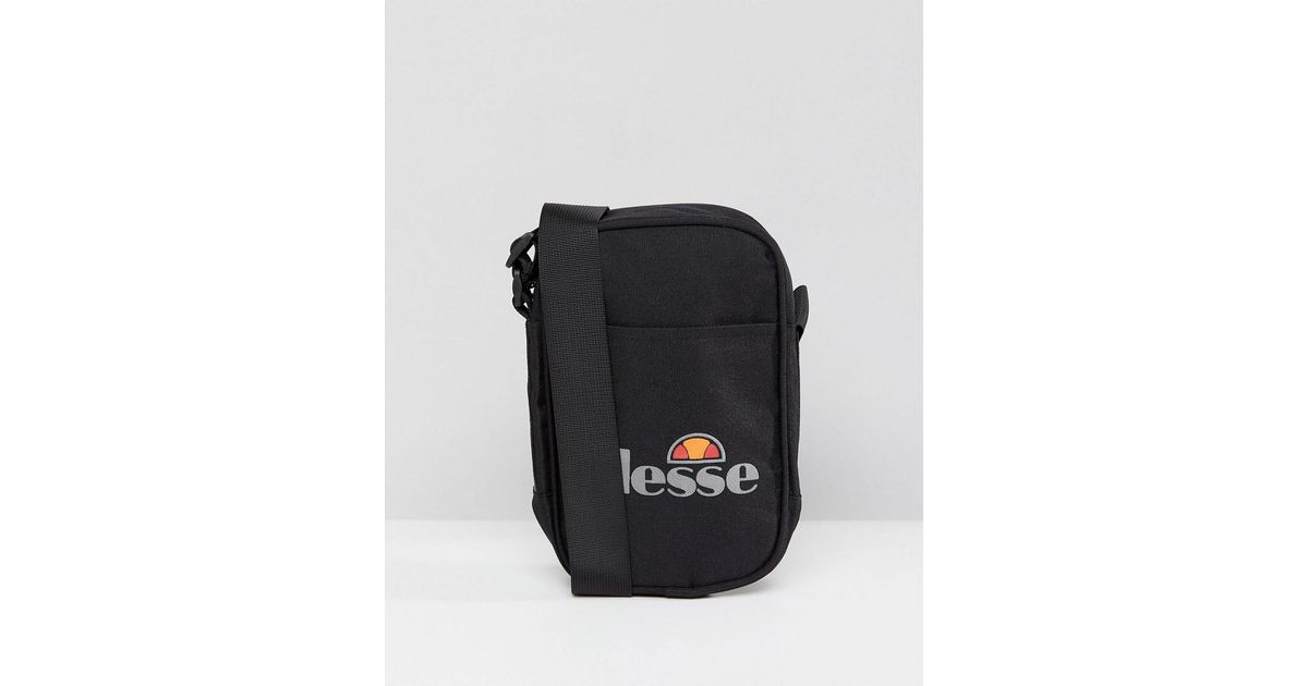Ellesse Flight Bag With Logo In Black 