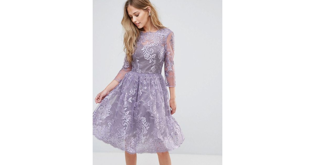 chi chi purple dress