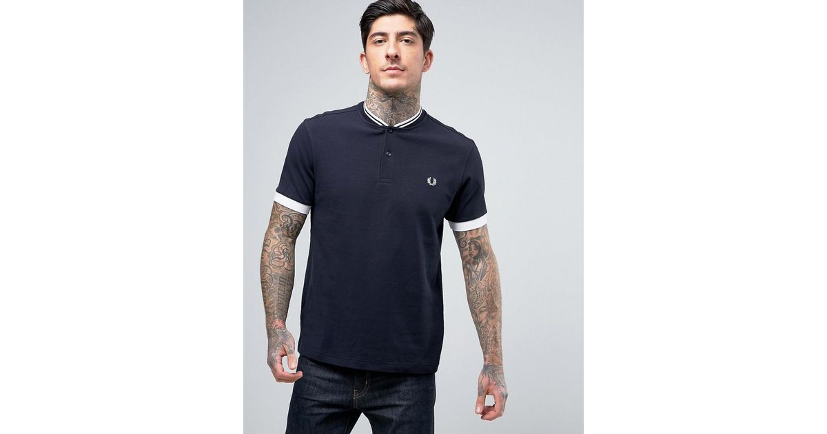 fred perry grandad collar