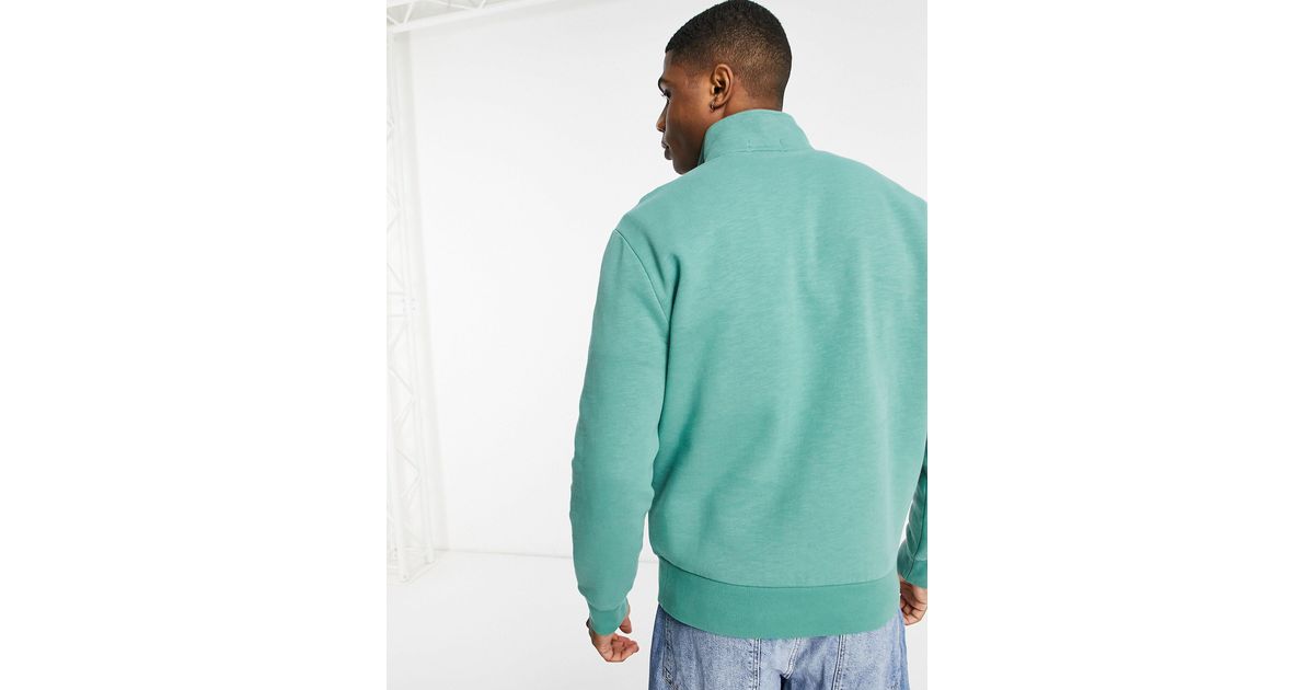 Polo Ralph Lauren X ASOS – Exclusive Collab – Sweatshirt mit halblangem  Reißverschluss und Logoeinsatz auf der Brust in Grün für Herren | Lyst AT