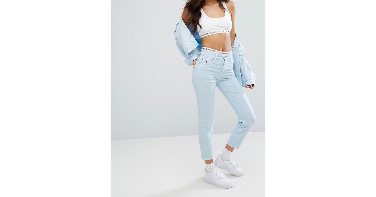 tommy jeans high rise straight