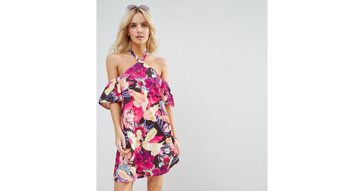 cold shoulder sun dresses