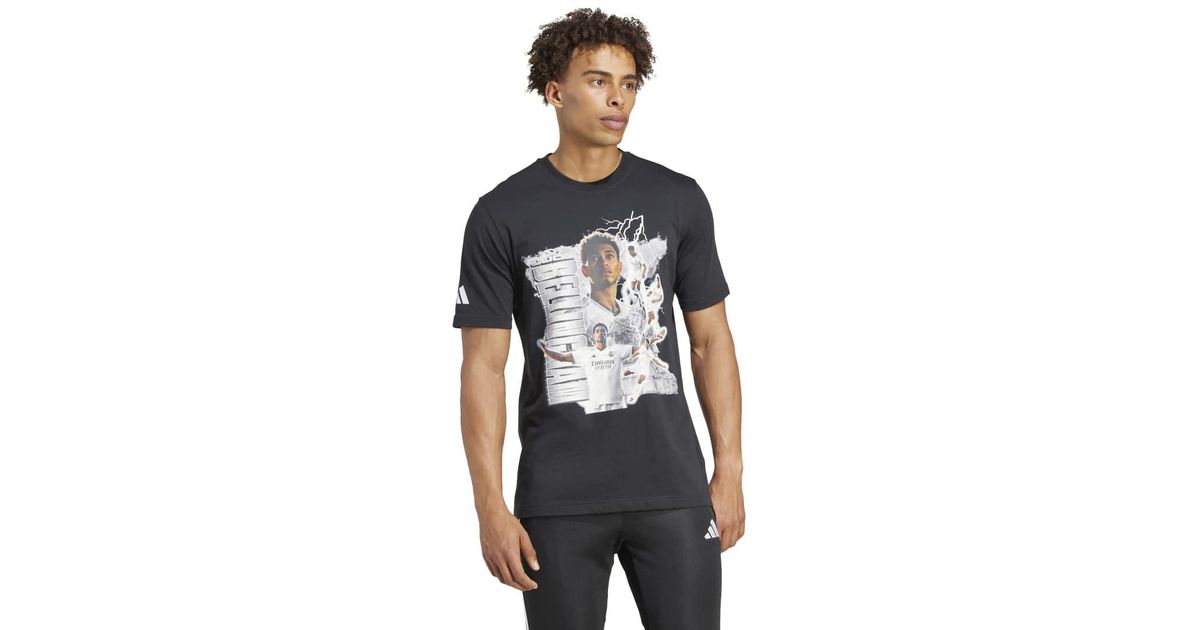 adidas Originals Jude Bellingham Tour T-Shirt in Grey for