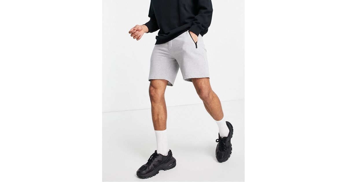 Bershka Cargo Jersey Shorts in Grey (Grey) for Men - Save 24% - Lyst