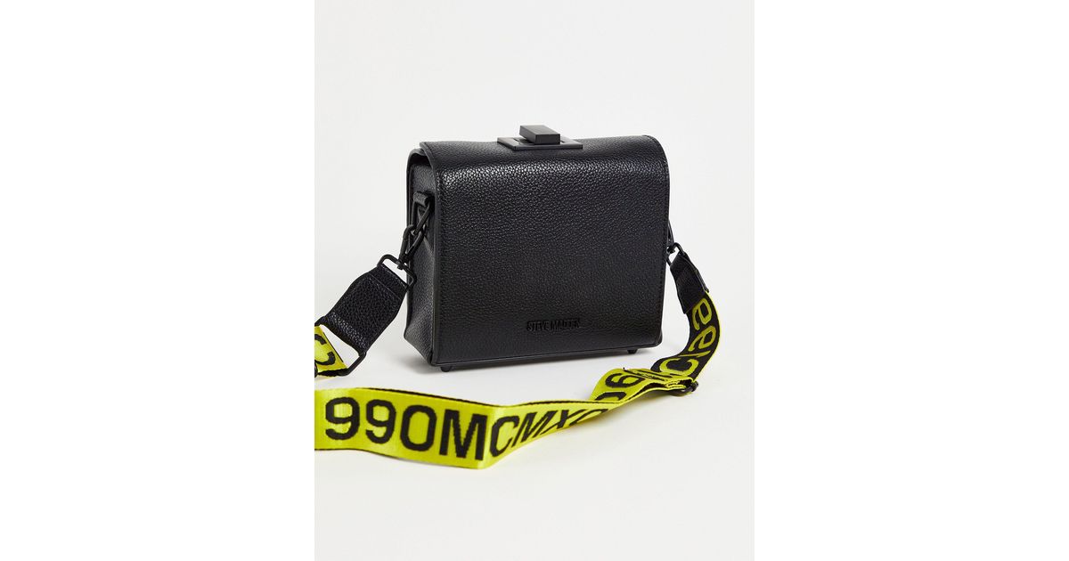 Steve Madden Bkween Camera Cross Body Bag With Logo Taping Strap in Black Lyst Australia