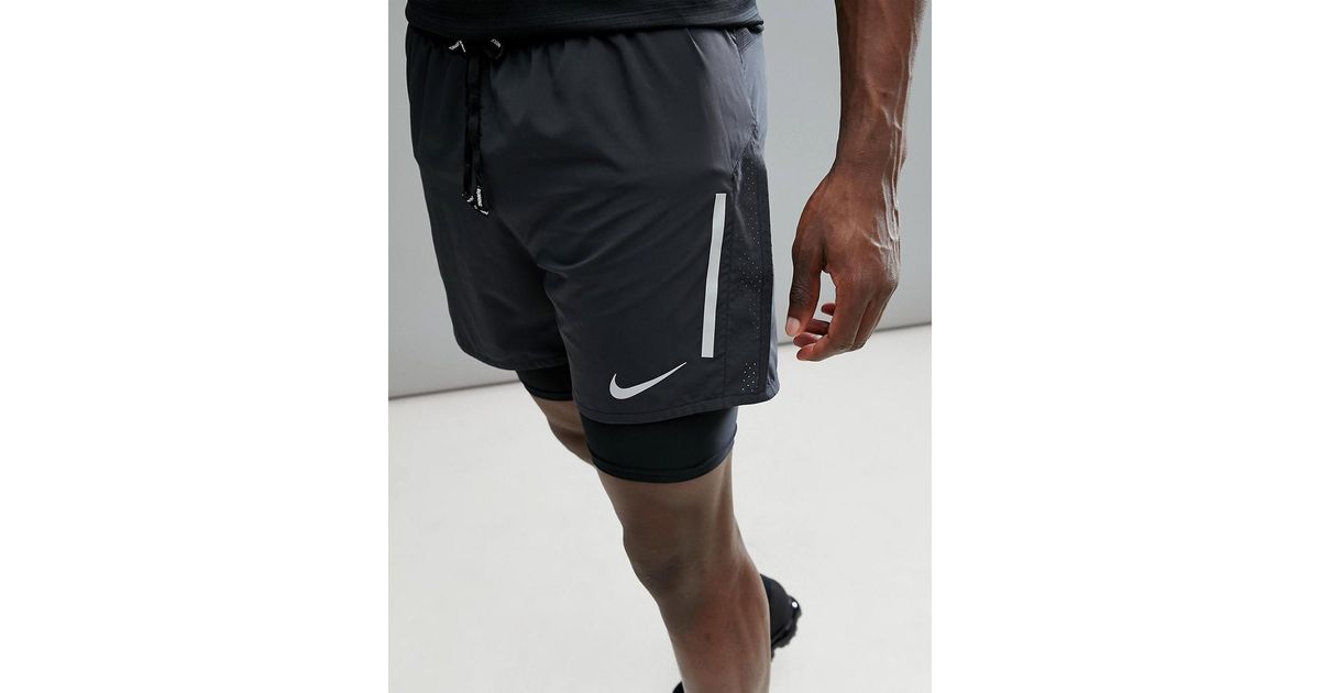 nike flex distance 2 in 1 shorts