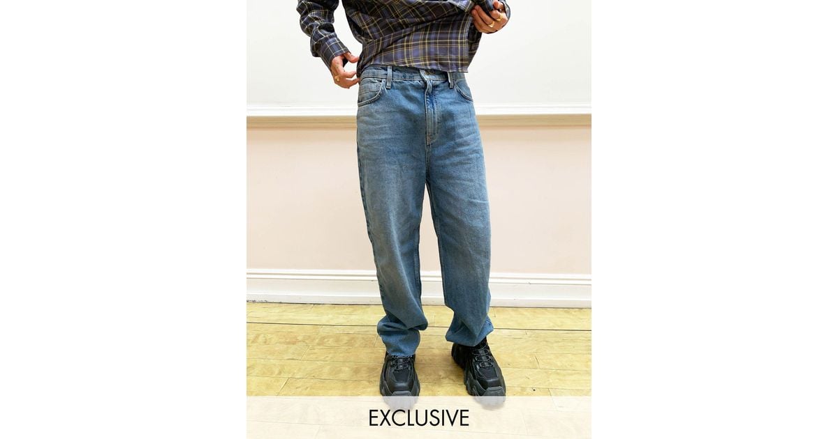 Collusion Denim X014 90s baggy Jeans in Blue for Men | Lyst