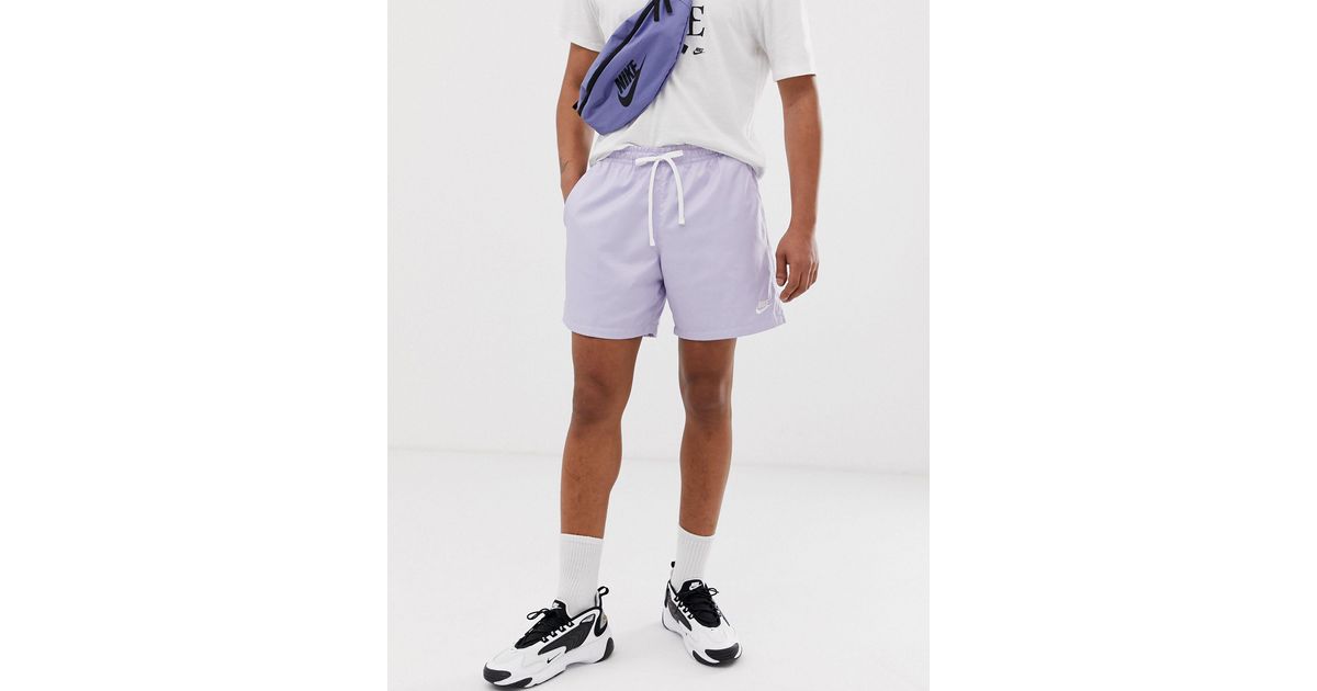 Nike Woven Logo Shorts Lilac in Purple for Men | Lyst