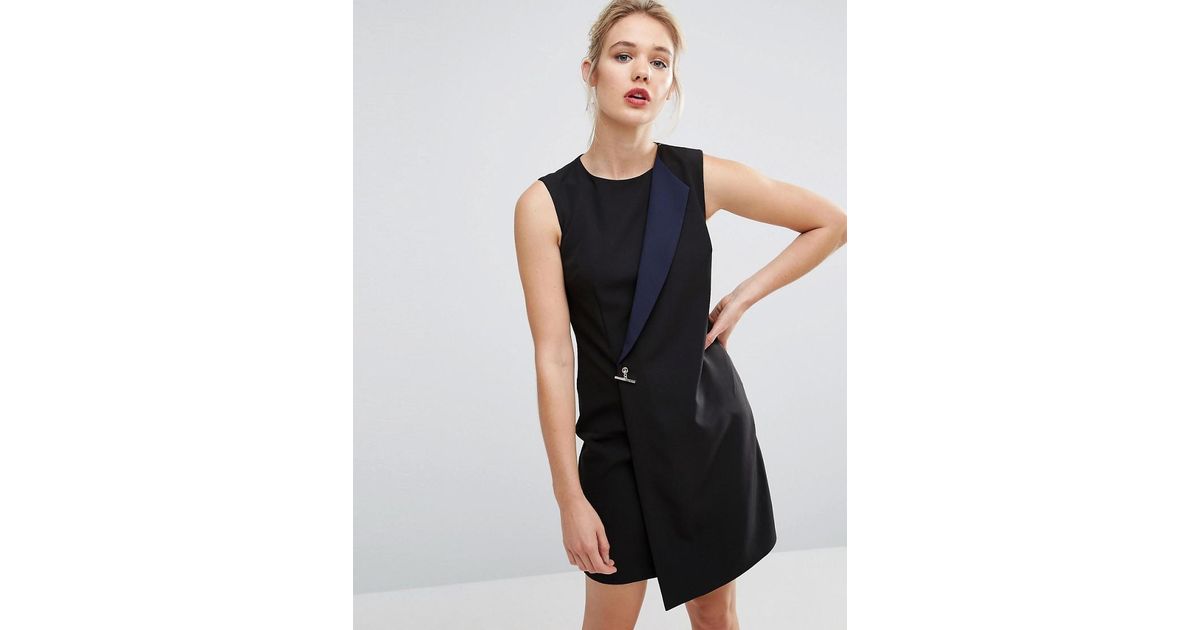 ted baker tuxedo dress