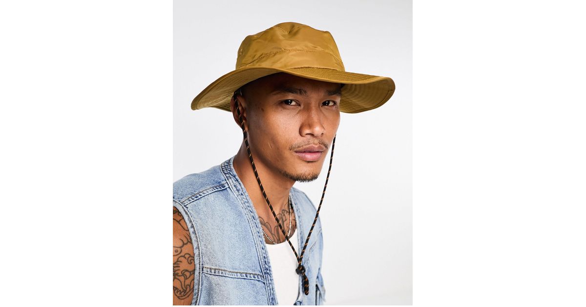 Moske At regere korrelat ASOS Safari Bucket Hat With Contrast Puller for Men | Lyst
