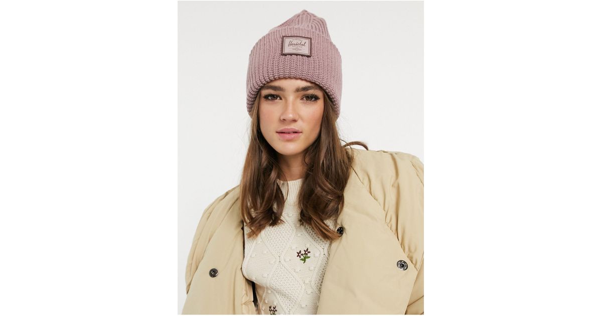 Herschel Juneau Chunky Rib Knit Beanie 