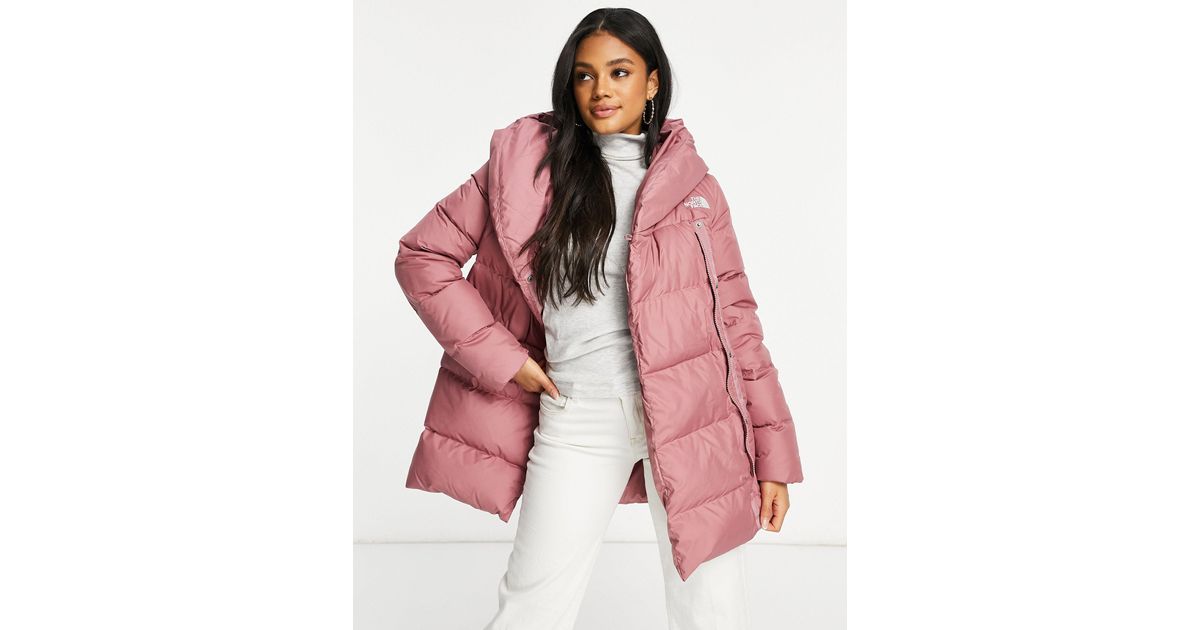 The North Face Bagley Down Jacket in Pink | Lyst