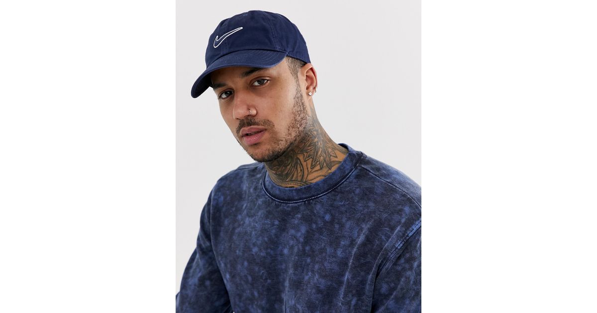 blue nike dad hat
