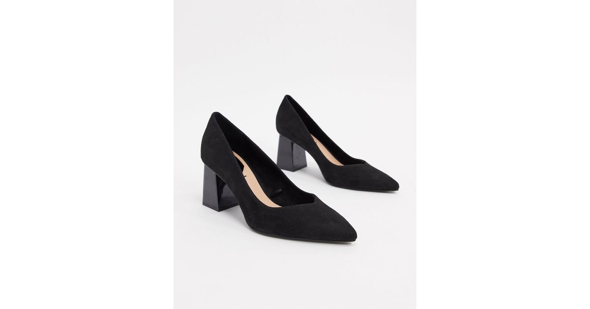 Stradivarius black store shoes