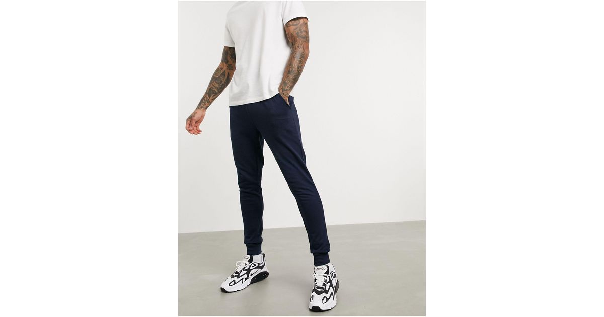 asos design organic skinny joggers