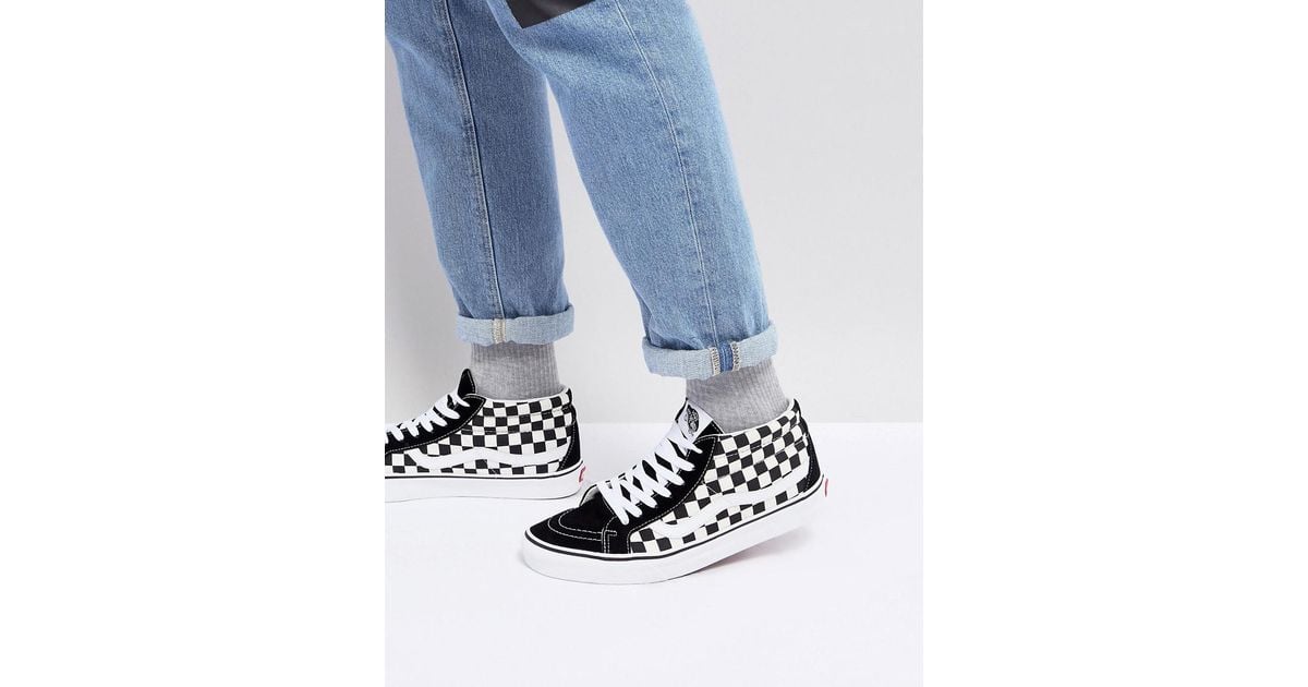 sk8 mid checkerboard