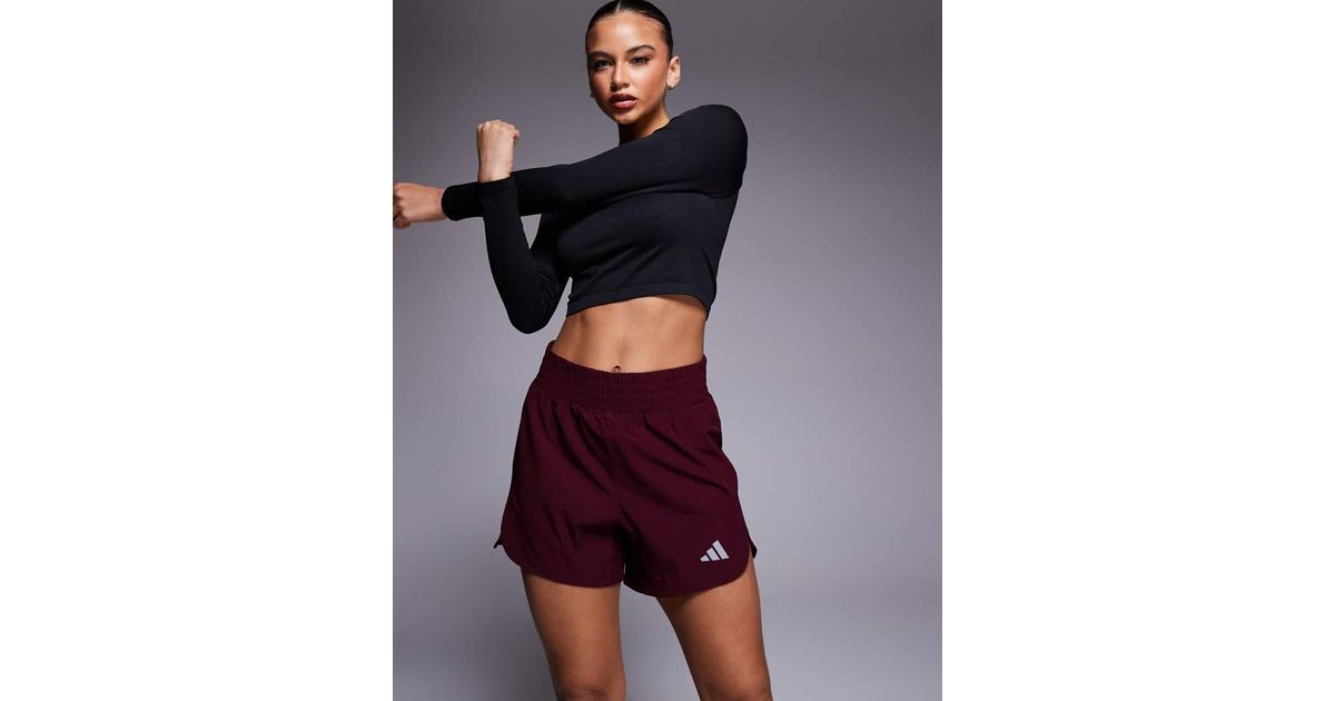 adidas Originals Adidas Training Racer Pacer Shorts in Purple | Lyst UK