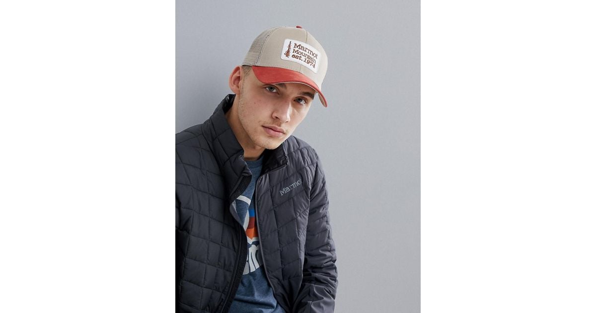 marmot trucker cap