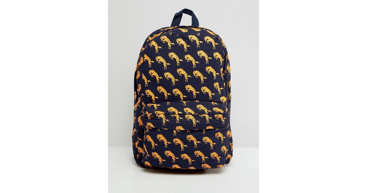 horse print backpack
