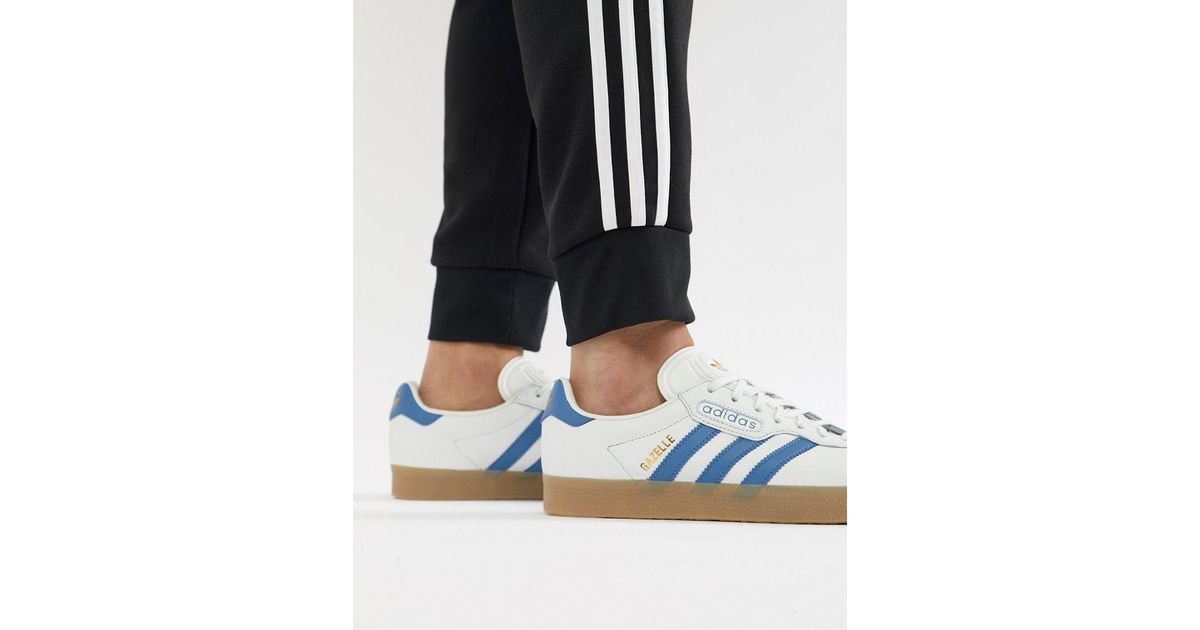 adidas originals gazelle super blue