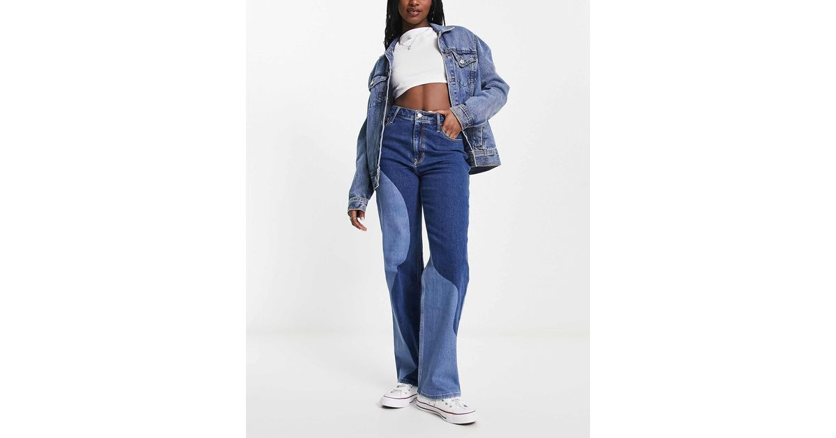 Jean hollister femme taille haute 2025