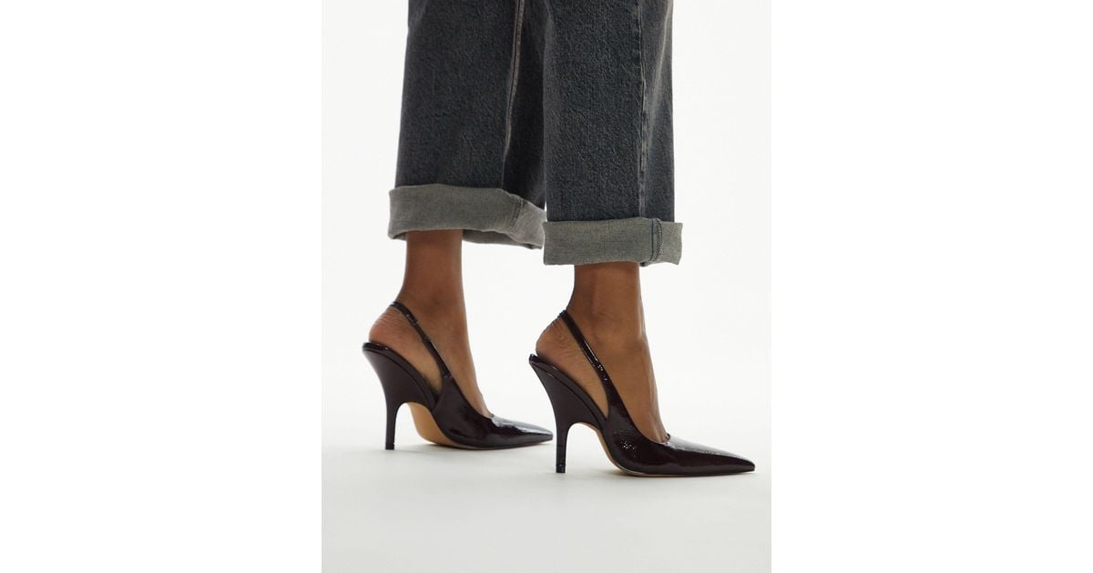 Court Shoe Shoes Topshop Topshop Slingback Heels TOPSHOP