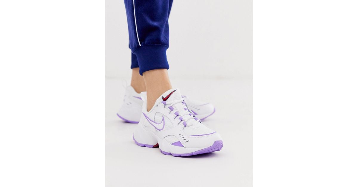 Zapatillas en blanco y lila Air Heights Nike de color Blanco | Lyst