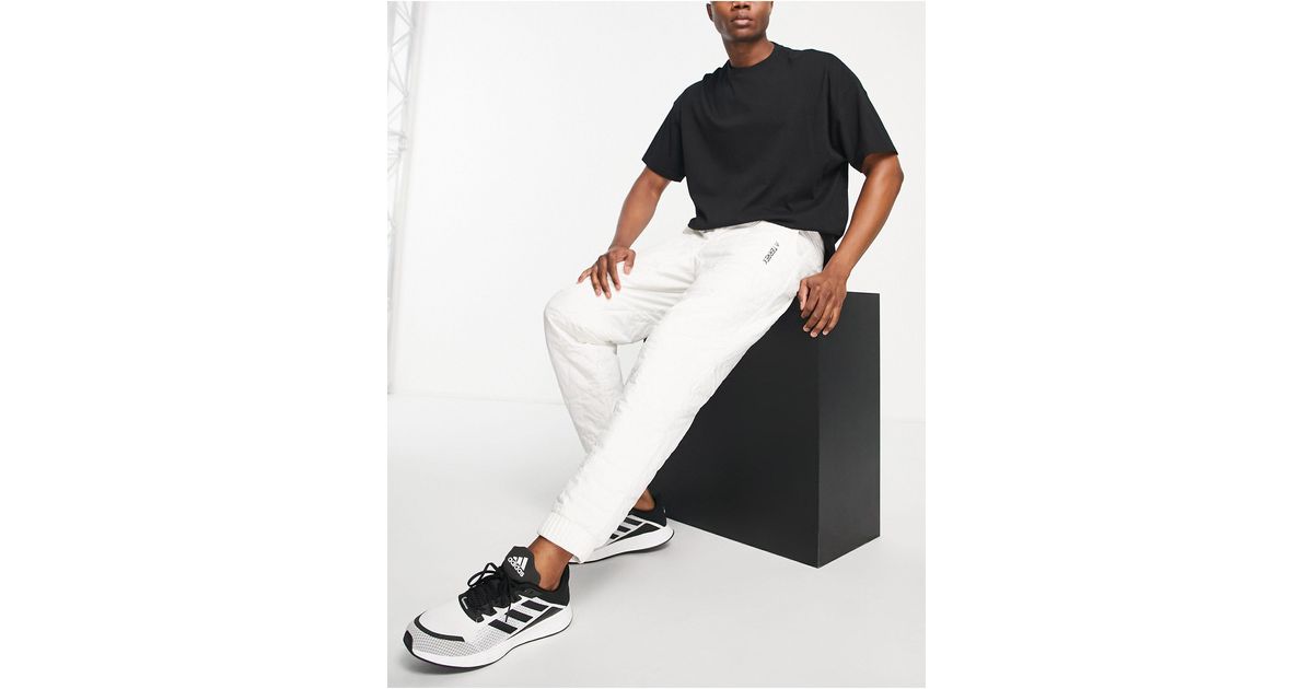 adidas Originals Adidas Terrex Unisex Prima Padded Sweatpants in White