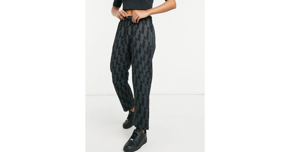 nike checkered joggers