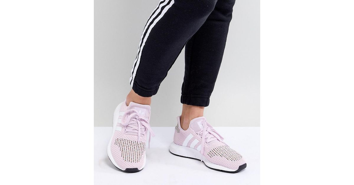 adidas originals swift run sneakers in pink multi