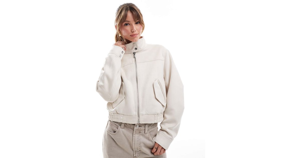 Bershka suede jacket outlet