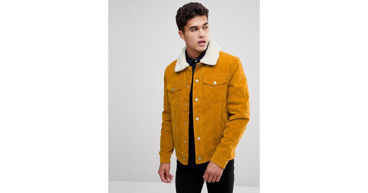 mustard yellow fleece jacket
