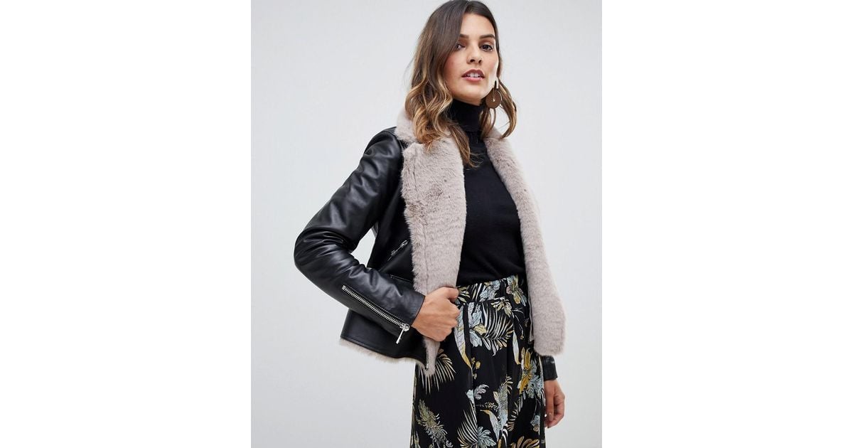 whistles faux fur lined agnes