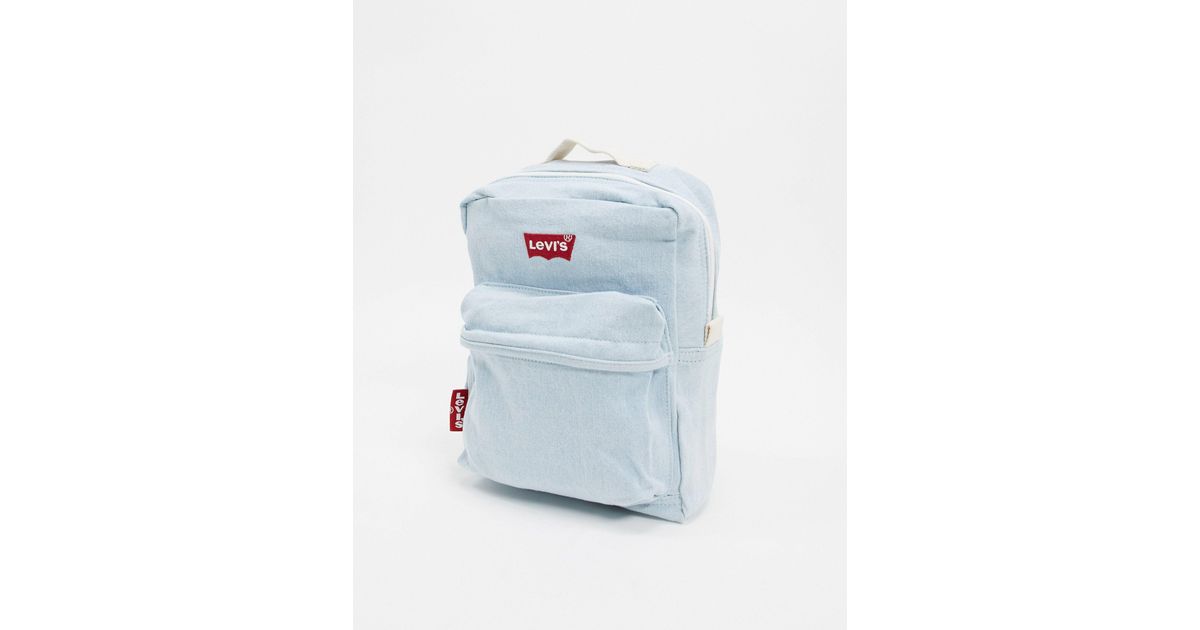 Levi's Denim Baby Backpack in Blue | Lyst UK