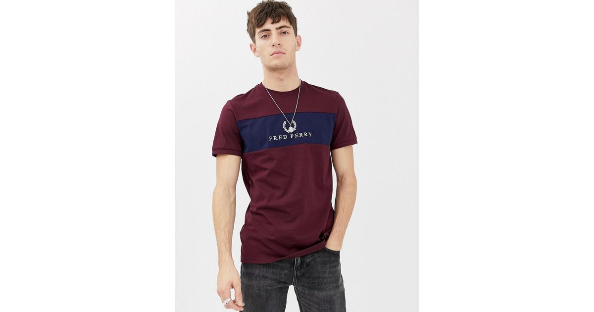 fred perry burgundy sweatshirt