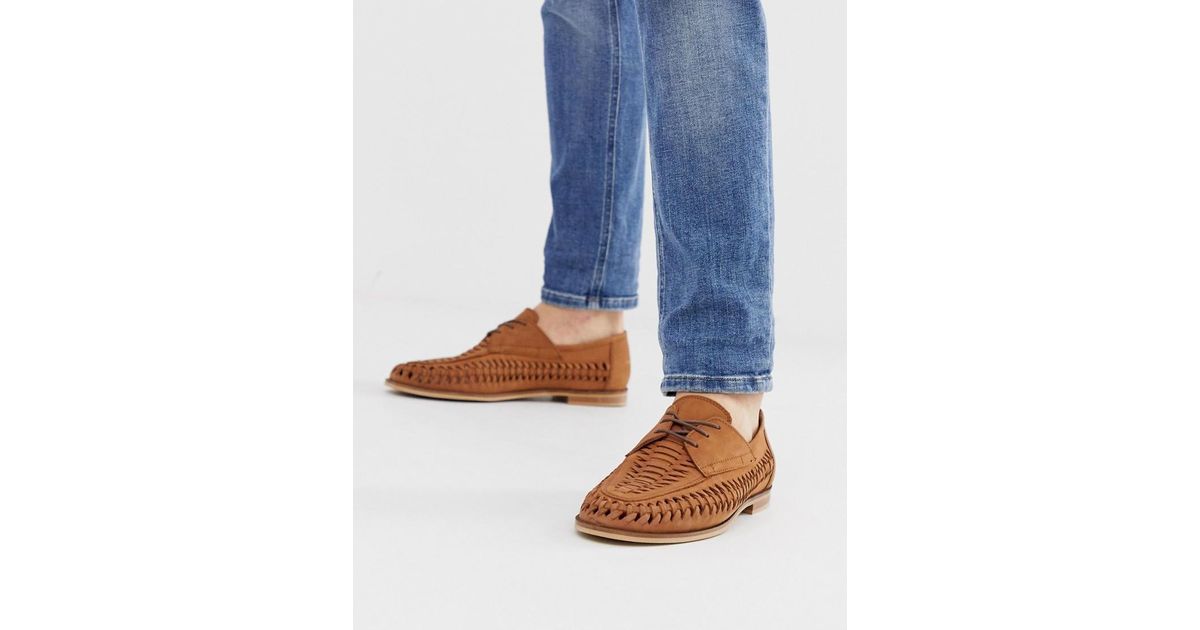 Office Lambeth Woven Lace Up Shoes in Brown for Men | Lyst