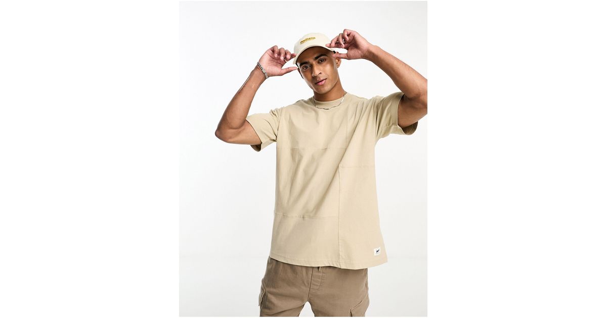 Pull&Bear Stwd T-shirt in Natural for Men | Lyst