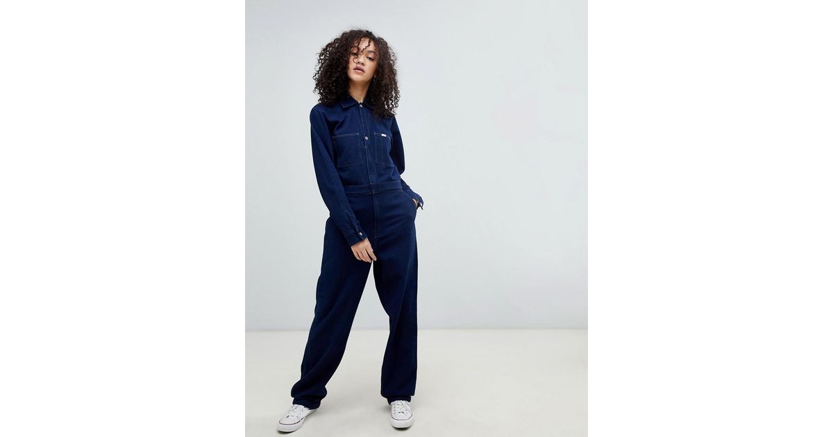 lee denim boiler suit