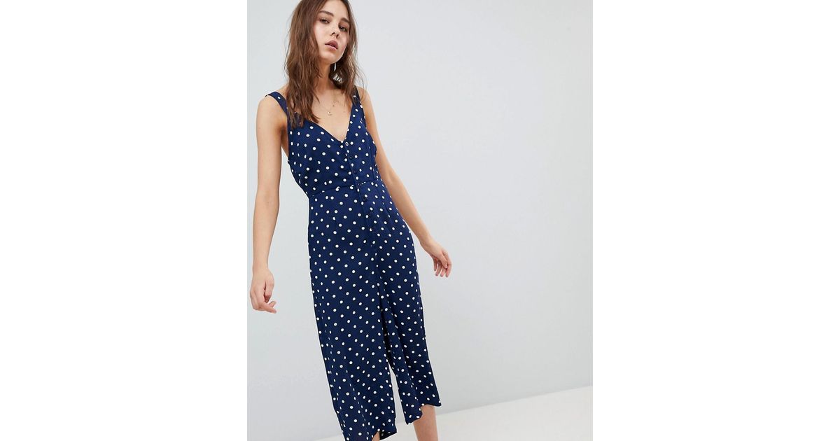 glamorous polka dot jumpsuit