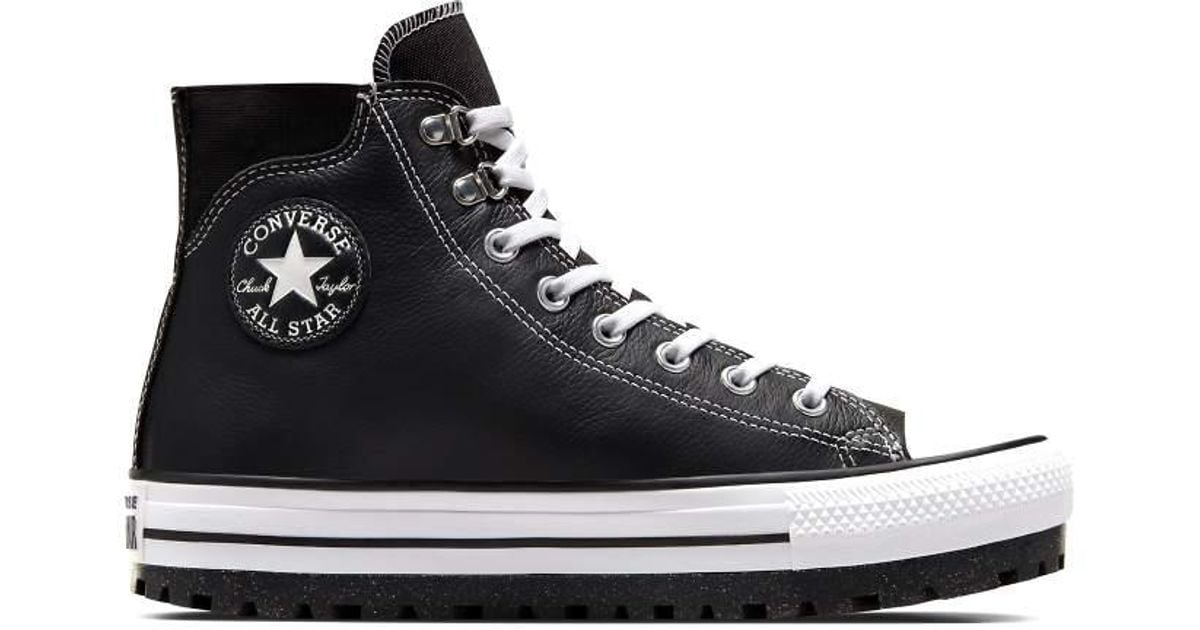 Botas Impermeables Plateadas Negras Y Blancas Chuck Taylor All Star City Trek De Negro Converse de color Negro Lyst