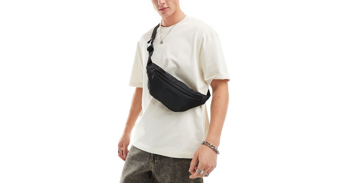 Sacoche Bandoulière Jack & Jones - Noir Polyester - Occasion Très Bon état
