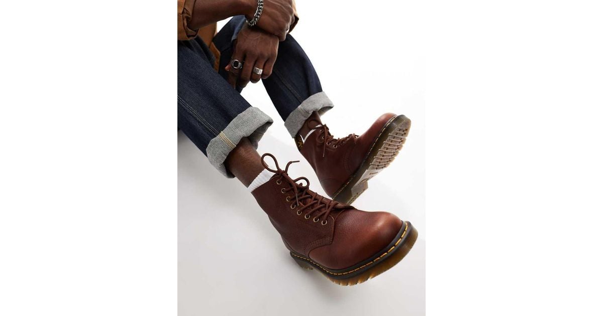 Martens 1460 Pascal Eye Boots in Brown for Men Lyst UK