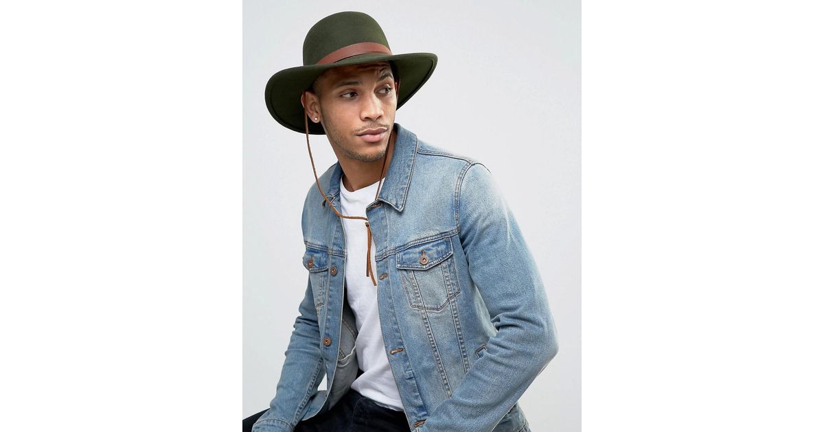 brixton wide brim hat