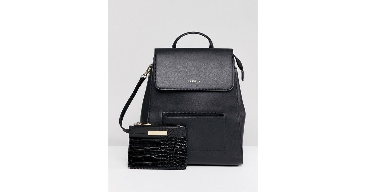 carvela slinky backpack black