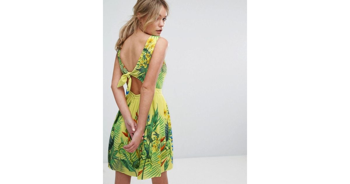 oasis yellow dress