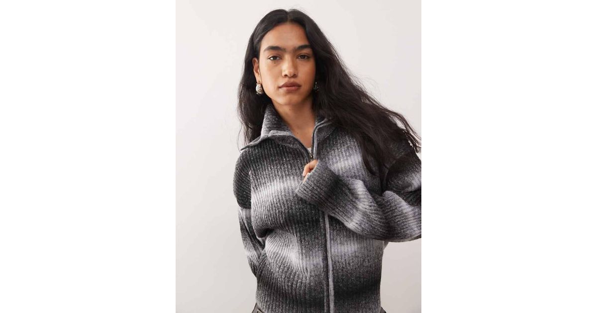 Cardigan di Collusion in Nero | Lyst