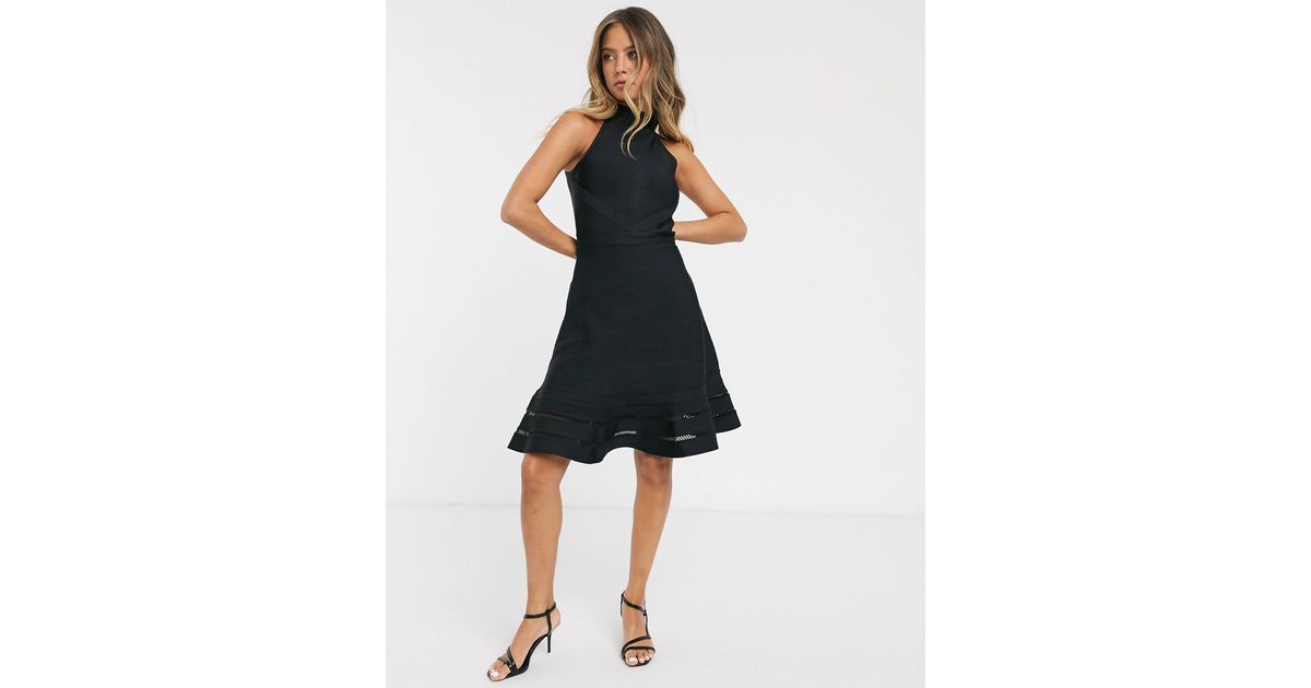 lipsy halter column maxi dress